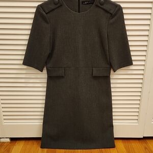 Zara Charcoal Sheath Dress - XS
